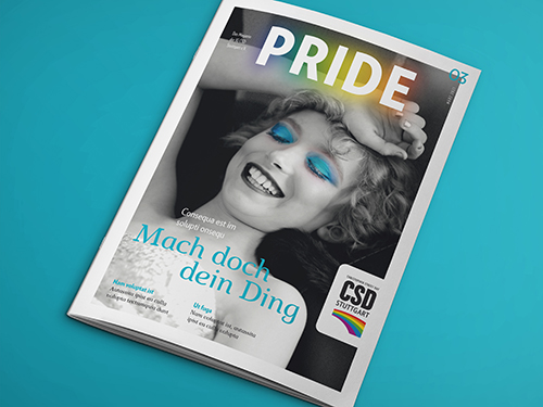 Magazin-Konezpt für den CSD Stuttgart