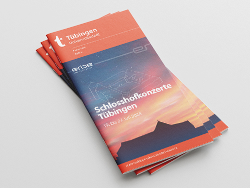 Grafikdesign für die Schlosshofkonzerte Tübingen