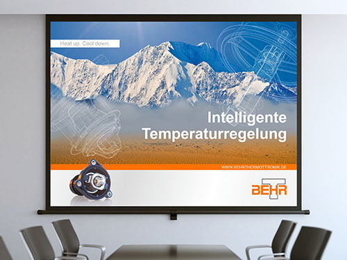 Unternehmenspräsentation für die Firma „Behr Thermot-tronik“