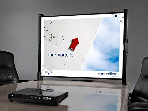 Unternehmenspräsentation für das IT-Unternehmen „Cellent“