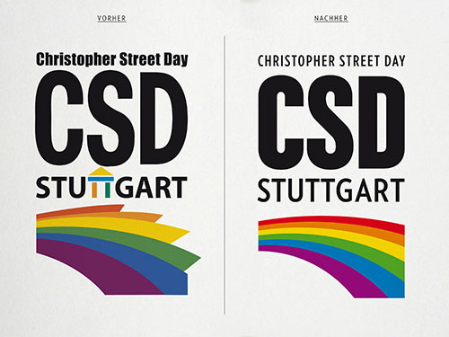 Corporate Design für den CSD Stuttgart