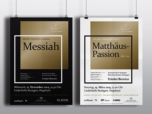 Corporate Design für das Musik Podium Stuttgart