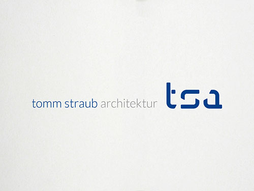 Corporate Design für den Architekten Tomm Straub